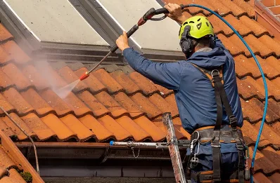 Démoussage et hydrofuge de toiture au Moustoir